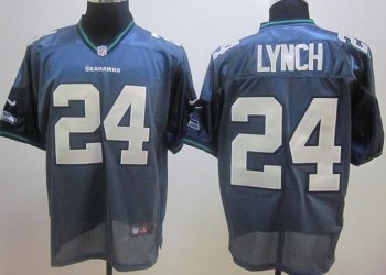 Nike Seattle Seahawks #24 LYNCH blue Nike NFL Jerseys Cheap