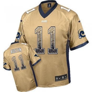 Nike St Louis Rams 11 Tavon Austin Gold Drift Fashion Elite NFL Jerseys Cheap