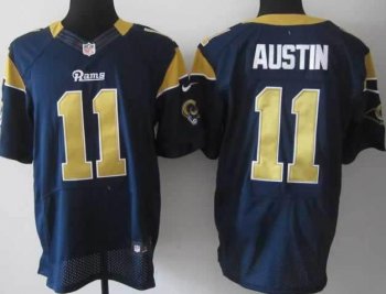 Nike St. Louis Rams 11 Tavon Austin Blue Elite NFL Jerseys Cheap