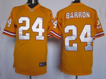 Nike Tampa Bay Buccaneers 24# Mark Barron Yellow Game Nike NFL Jersey Cheap