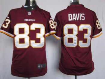 Nike Washington Redskins #83 Fred Davis Red Elite NFL Jerseys Cheap