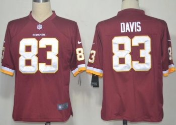 Nike Washington Redskins #83 Fred Davis Red Game NFL Jerseys Cheap