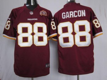 Nike Washington Redskins #88 Pierre Garcon Red Game Nike NFL Jerseys W 80TH Patch Cheap