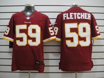 Nike Washington Redskins 59# London Fletcher Red Elite Nike NFL Jerseys Cheap