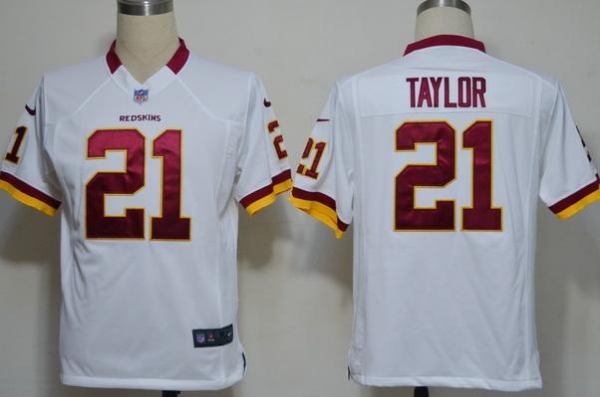 Nike Washington Redskins 21 Sean Taylor White Game Nike NFL Jerseys Cheap