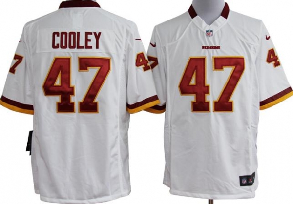 Nike Washington Redskins 47# Chris Cooley White Game Nike NFL Jerseys Cheap