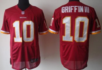 Nike Washington Redskins #10 Robert Griffin III Red Elite Nike NFL Jerseys Cheap