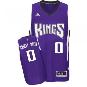 Men's Sacramento Kings #0 Willie Cauley-Stein adidas Purple Swingman Road Jersey