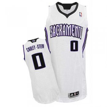 Men's Sacramento Kings #0 Willie Cauley-Stein adidas White Swingman Home Jersey