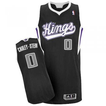 Men's Sacramento Kings #0 Willie Cauley-Stein Black Alternate New Swingman Jersey