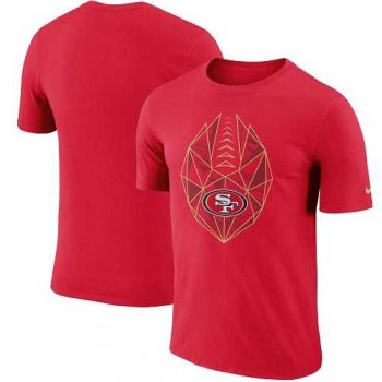 Men's San Francisco 49ers Nike Scarlet Fan Gear Icon Performance T-Shirt