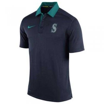 Men's Seattle Mariners Nike Navy Authentic Collection Dri-FIT Elite Polo