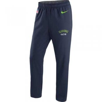 Men's Seattle Seahawks Nike College Navy Circuit Sideline Performance Pants