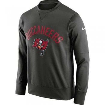 Men's Tampa Bay Buccaneers Nike Pewter Sideline Circuit Performance Sweatshirt