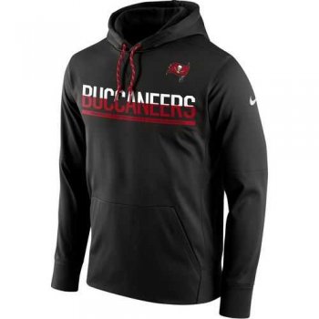 Men's Tampa Bay Buccaneers Nike Pewter Sideline Circuit Pullover Performance Hoodie