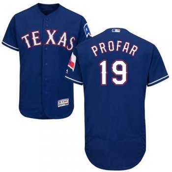 Men's Texas Rangers #19 Jurickson Profar Blue Flexbase Authentic Collection Stitched MLB