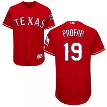 Men's Texas Rangers #19 Jurickson Profar Red Flexbase Authentic Collection Stitched MLB