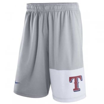 Men's Texas Rangers Nike Gray Dry Fly Shorts