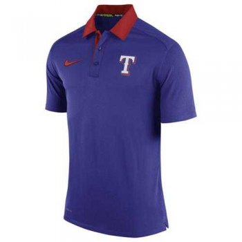 Men's Texas Rangers Nike Royal Authentic Collection Dri-FIT Elite Polo