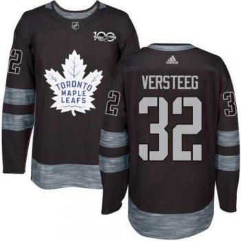 Men's Toronto Maple Leafs #32 Kris Versteeg Black 1917-2017 100th Anniversary Stitched NHL Jersey