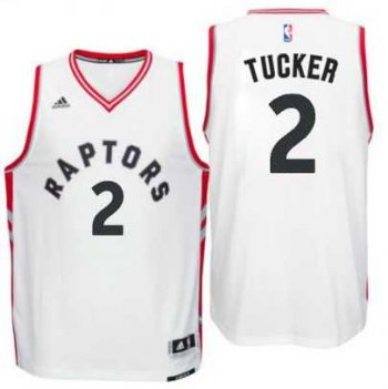 Men's Toronto Raptors #2 P. J. Tucker adidas White Player Swingman Home Jersey