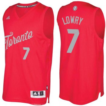 Men's Toronto Raptors #7 Kyle Lowry Red 2016 Christmas Day NBA Swingman Jersey