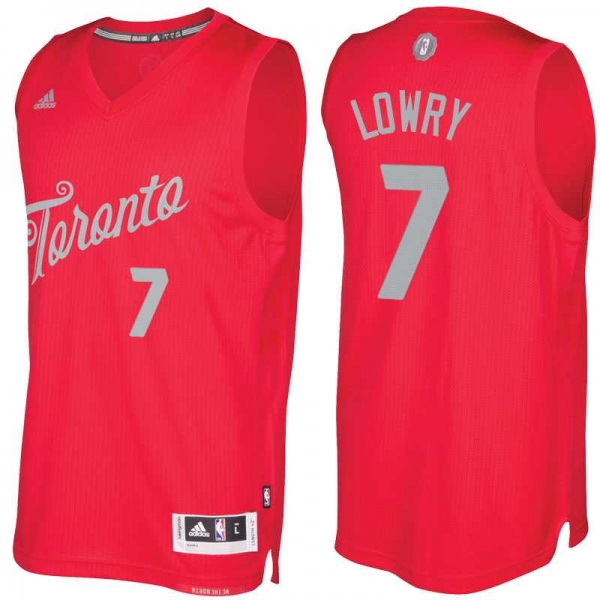 Men's Toronto Raptors #7 Kyle Lowry Red 2016 Christmas Day NBA Swingman Jersey