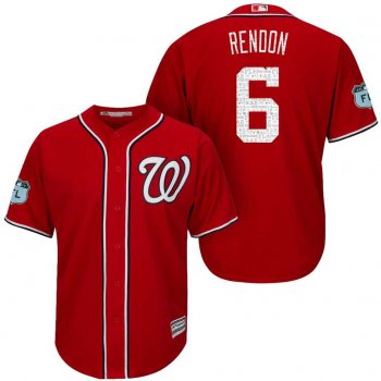 Men's Washington Nationals #6 Anthony Rendon 2017 Spring Training Cool Base Stitched MLB Jersey