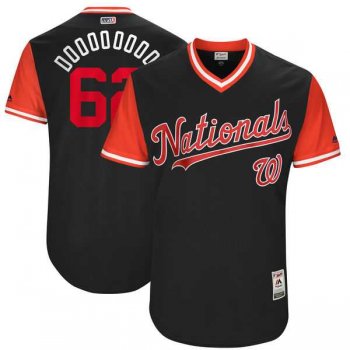 Men's Washington Nationals #62 Sean Doolittle Doooooooo Majestic Navy 2017 Little League World Series Players Weekend Jersey