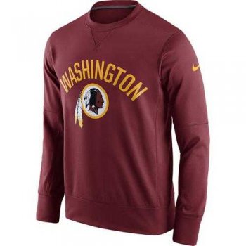 Men's Washington Redskins Nike Burgundy Sideline Circuit Performance Sweatshirt