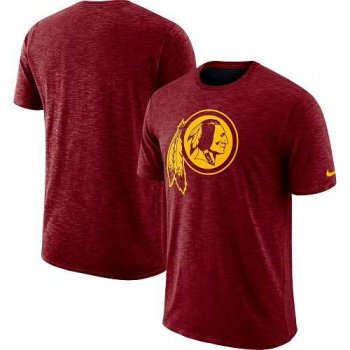 Men's Washington Redskins Nike Burgundy Sideline Cotton Slub Performance T-Shirt