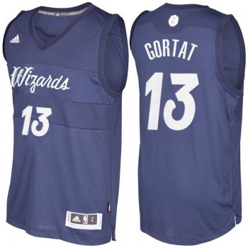 Men's Washington Wizards #13 Marcin Gortat Navy Blue 2016 Christmas Day NBA Swingman Jersey