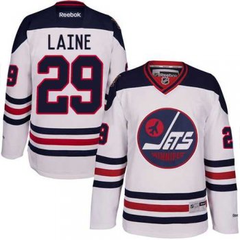 Men's Winnipeg Jets #29 Patrik Laine White 2016 Heritage Classic NHL Jersey