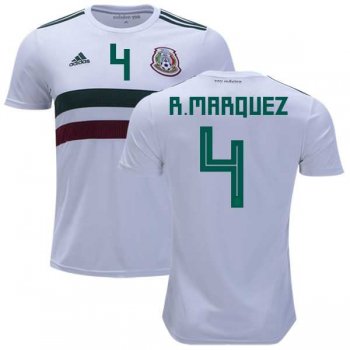 Mexico #4 R.Marquez Away Soccer Country Jersey