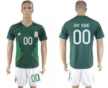 Mexico Personalized Home Soccer Country Jersey