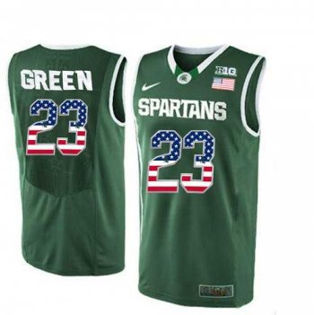 Michigan State Spartans #23 Draymond Green Green College Basketball Jersey