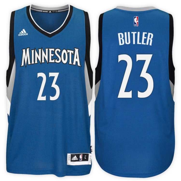 Minnesota Timberwolves #23 Jimmy Butler Road Blue New Swingman Stitched NBA Jersey