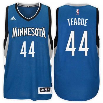 Minnesota Timberwolves #44 Jeff Teague Road Blue New Swingman Stitched NBA Jersey