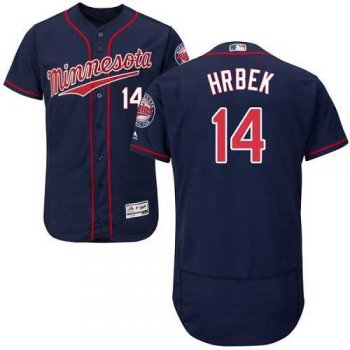 Minnesota Twins #14 Kent Hrbek Navy Blue Flexbase Authentic Collection Stitched MLB Jersey