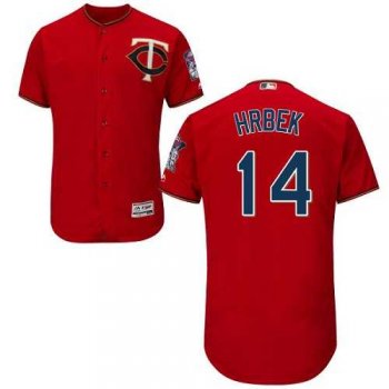 Minnesota Twins #14 Kent Hrbek Red Flexbase Authentic Collection Stitched MLB Jersey