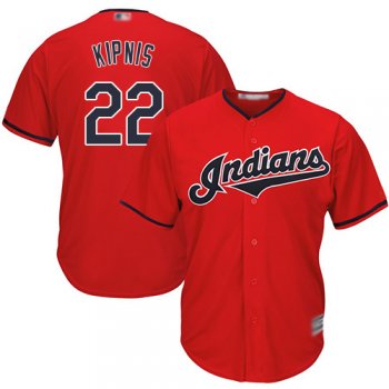 Youth Indians #22 Jason Kipnis Red Stitched Youth Baseball Jersey