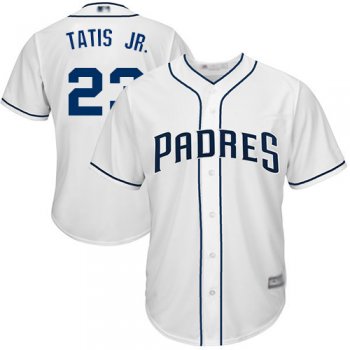 Youth Padres #23 Fernando Tatis Jr. White Cool Base Stitched Youth Baseball Jersey