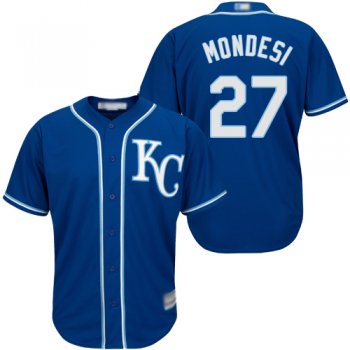 Youth Royals #27 Raul Mondesi Blue Cool Base Stitched Youth Baseball Jersey