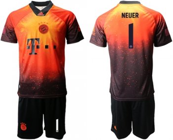 Bayern Munchen #1 Neuer FIFA 19AD Memorial Edition Soccer Club Jersey