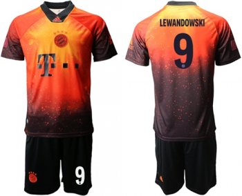 Bayern Munchen #9 Lewandowski FIFA 19AD Memorial Edition Soccer Club Jersey