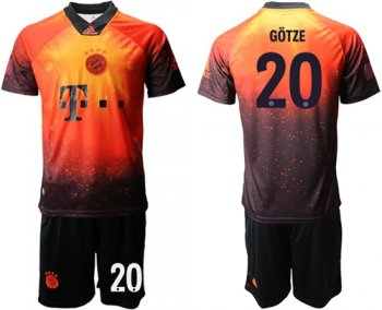 Bayern Munchen #20 Gotze FIFA 19AD Memorial Edition Soccer Club Jersey