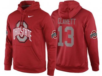 NCAA Ohio State Buckeyes #13 Maurice Clarett Red Playoff Bound Vital College Football Pullover Hoodie