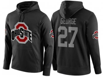 NCAA Ohio State Buckeyes #27 Eddie George Black Playoff Bound Vital College Football Pullover Hoodie