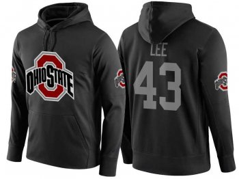 NCAA Ohio State Buckeyes #43 Darron Lee Black Playoff Bound Vital College Football Pullover Hoodie