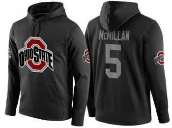 NCAA Ohio State Buckeyes #5 Raekwon McMillan Black Playoff Bound Vital College Football Pullover Hoodie